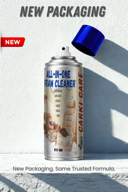 ALL-IN-ONE Foam Cleaner for Car Interior, Seats, Helmet, Shoes | Carki Care